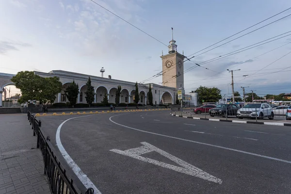 Crimeia Estação Caminho Ferro Simferopol — Fotografia de Stock