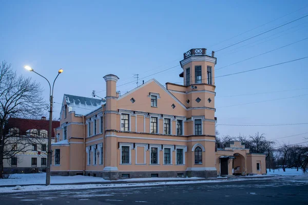 Rosja Peterhof Dom Wieżą Dom Truveller Przewodniczący — Zdjęcie stockowe