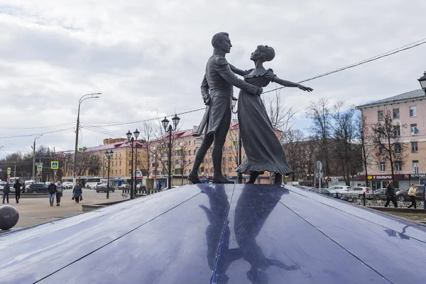 Russie Podolsk Région Moscou Fontaine Première Boule Natasha Rostova — Photo