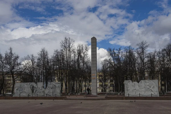 ロシアだ ポドルスク モスクワ地方 栄光の広場の記念碑 — ストック写真