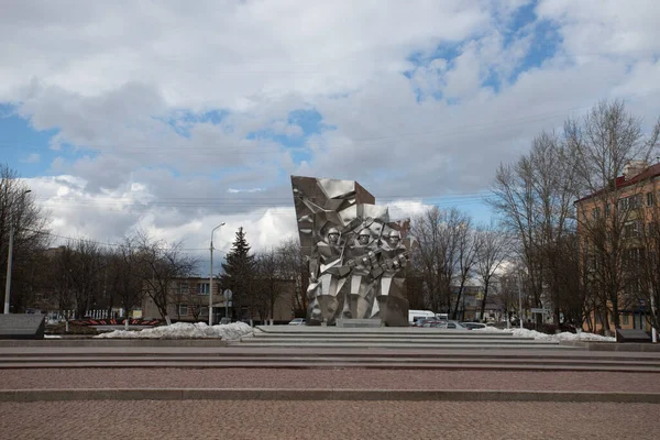 Russia Podolsk Moscow Region Monument Podolsk Cadets — Stock Photo, Image