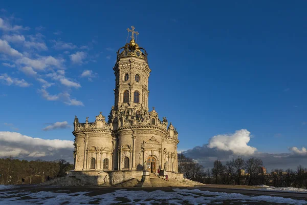 Russia Dubrovitsy Regione Mosca Chiesa Del Segno Della Beata Vergine — Foto Stock