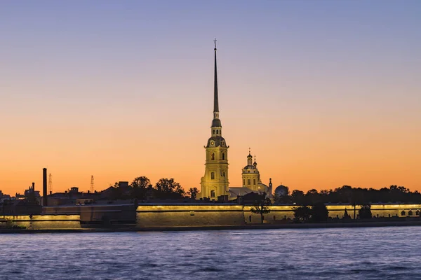 Санкт Петербург Вид Петропавлівська Фортеця — стокове фото