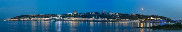 Rusia Nizhny Novgorod Vista Panorámica Ciudad Desde Flecha Estación Fluvial — Foto de Stock