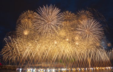 Celebratory fireworks clipart