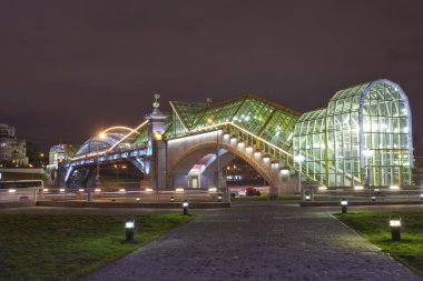 Moskova. Yaya köprüsü Bogdan Khmelnitsky