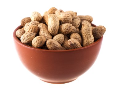 cam aranjman beyaz zemin üzerine fıstık