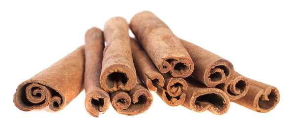 Cinnamon, isolated on white background — Stock Photo, Image