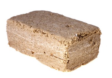 Doğu tatlılar. Helva, beyaz arka plan üzerinde izole