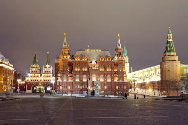 Russia. Mosca. Il Museo Storico di Stato sulla Piazza Rossa — Foto Stock