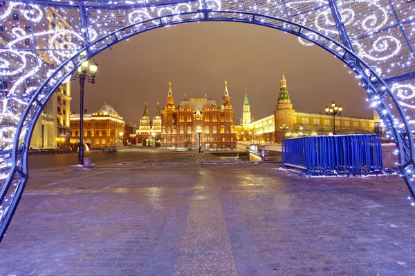 Rusko. Moskva. Státní historické muzeum na Rudém náměstí — Stock fotografie