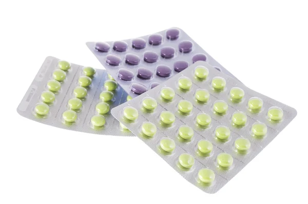 Tabletek w opakowaniu — Zdjęcie stockowe