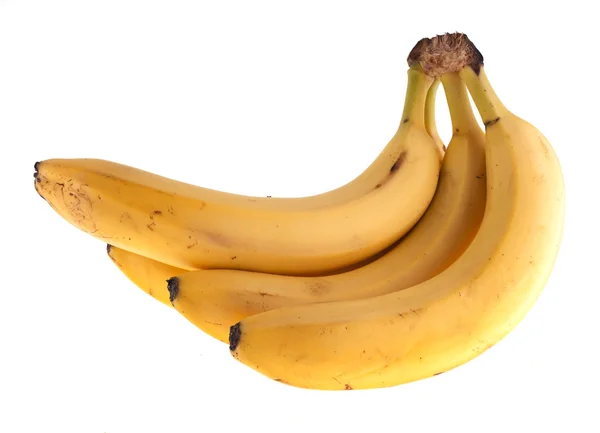 Plátanos aislados sobre fondo blanco —  Fotos de Stock