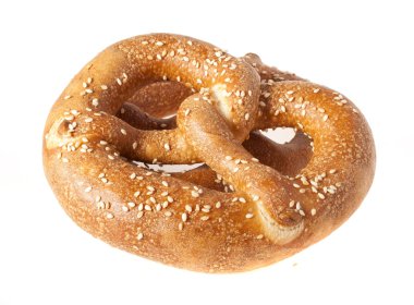Pretzel isolated on a white background