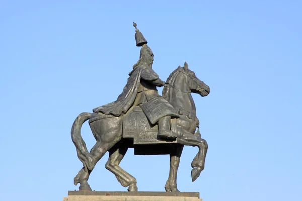 骑士在中国的古代雕像 — 图库照片