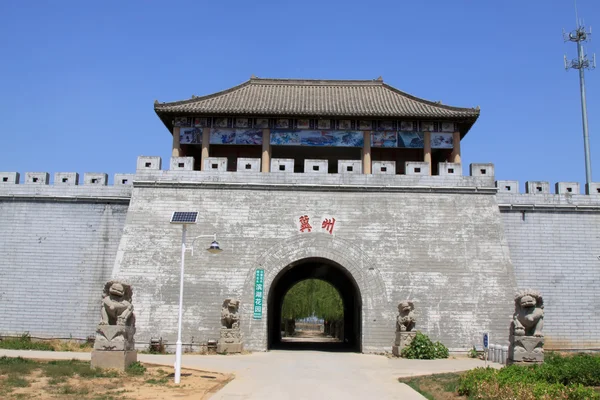 Puerta de la ciudad antigua de China — Foto de Stock