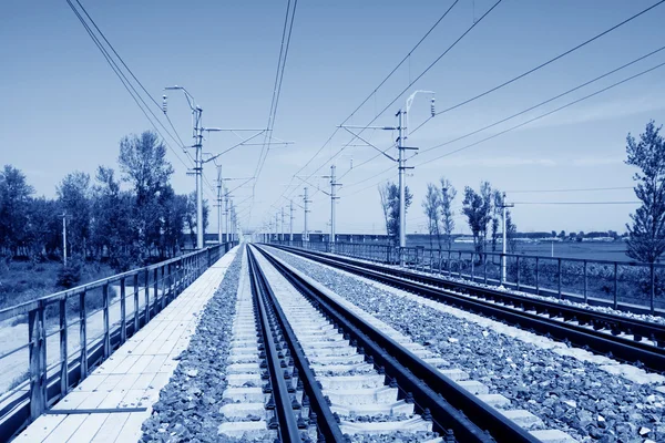 Railway tracks, China — Stock Photo, Image