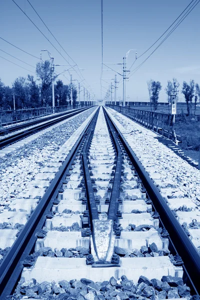 Railway tracks, China — Stock Photo, Image