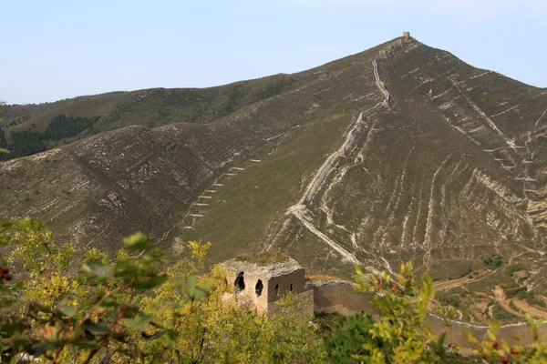 Repère de la Grande Muraille en Chine — Photo