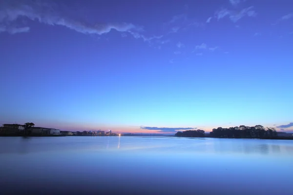 河夜景 — 图库照片