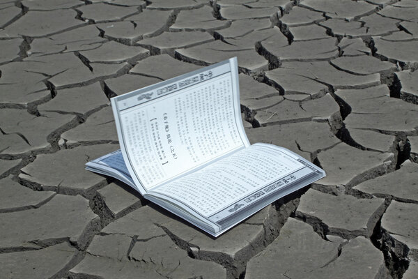 A book in the dry land