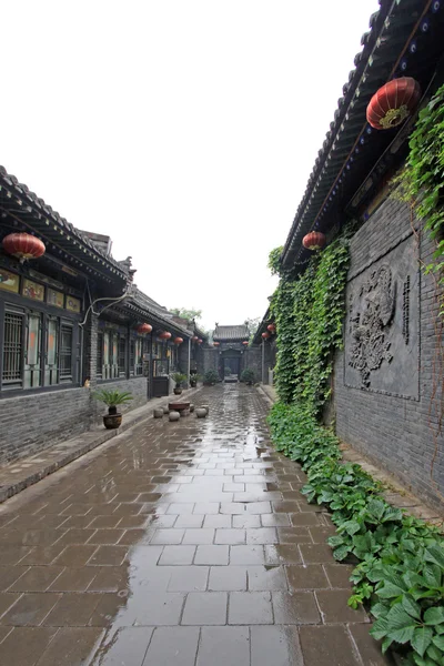 Pátio de estilo arquitetônico tradicional chinês , — Fotografia de Stock