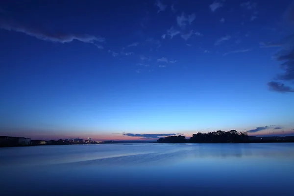 River night scenery — Stock Photo, Image