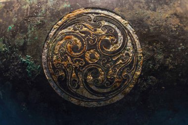 Bronze pottery from the Shang Dynasty in China, unearthed in Ya'an, Sichuan