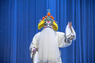 Luannan County, Çin - 3 Şubat 2026: Geleneksel Çin Pingju kostüm karakterleri.