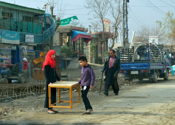 Життя Вулицях Кабула — стокове фото