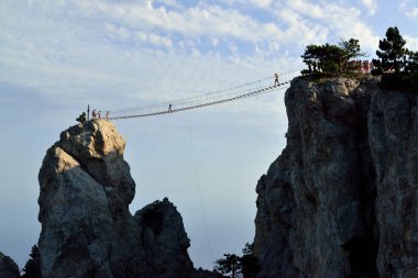 Kırım 'ın cazibesi - Ai-Petri Dağı' nın zirvesi