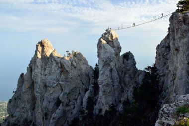 Kırım 'ın cazibesi - Ai-Petri Dağı' nın zirvesi