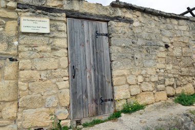Kırım 'daki antik Chufut-Kale şehri.