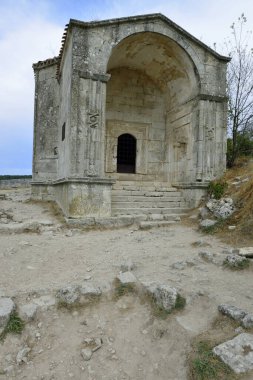 Kırım 'daki antik Chufut-Kale şehri.