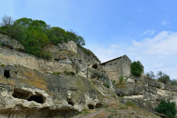 Kırım 'daki antik Chufut-Kale şehri.