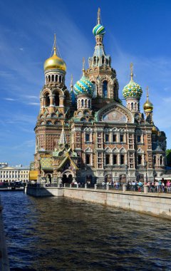 St. Petersburg 'da Rus İmparatoru Büyük Peter' ın anıtı.