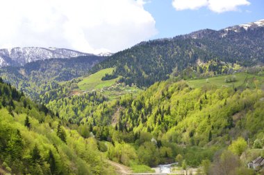 Spring in the Caucasus Mountains is a great time to travel