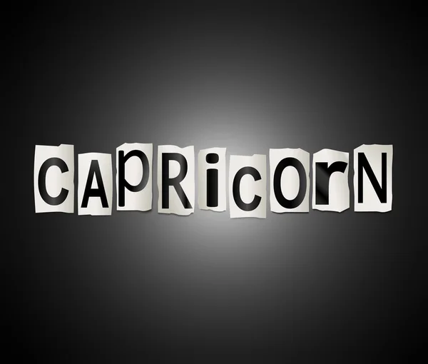 Capricorn word concept. — Stock Photo, Image