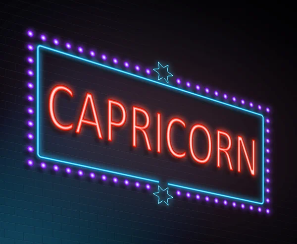 Capricorn sign concept. — Stock Photo, Image