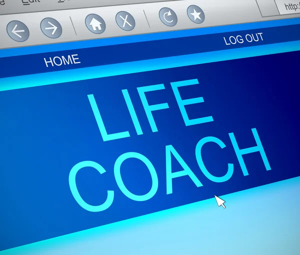 Concetto Life Coach . — Foto Stock