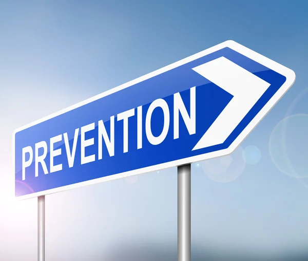 Prevention sign concept. — Stock Photo, Image