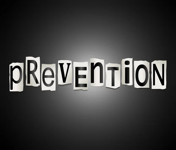 Prevention word concept. — Stock Photo, Image