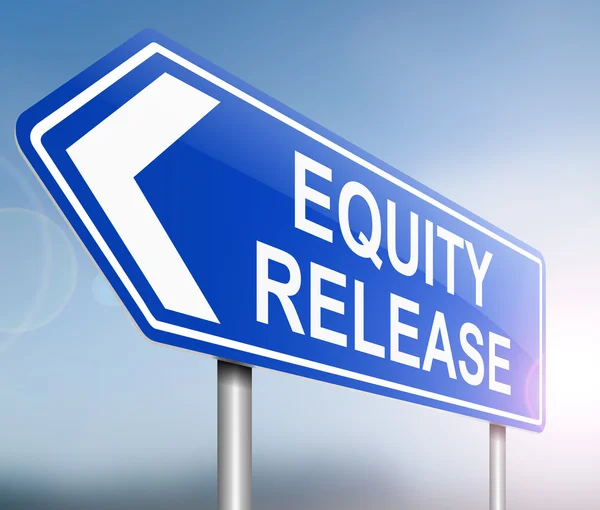 Equity release koncept. — Stockfoto