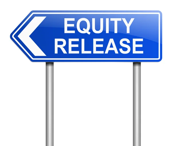 Equity release koncept. — Stockfoto