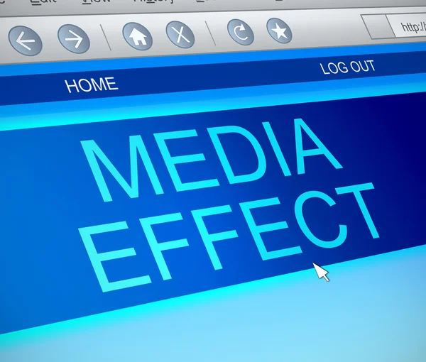 Internet media effect concept. — Stock Photo, Image