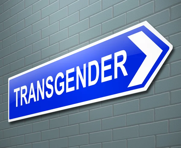 Concetto di segno transgender . — Foto Stock