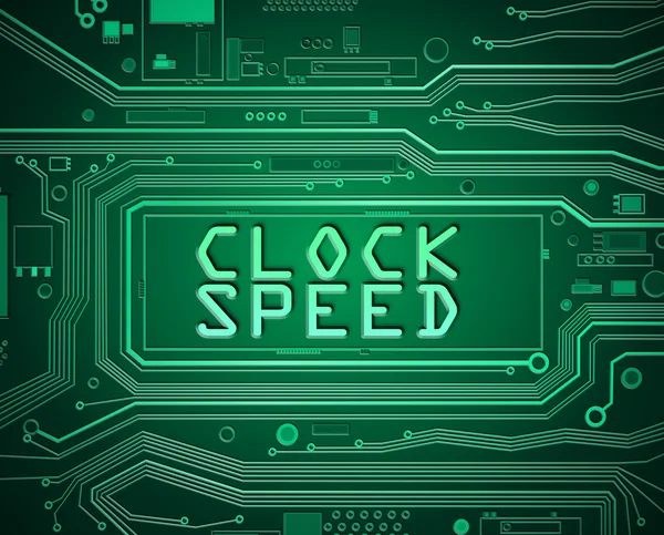 Clock speed concept. — Stock Photo, Image