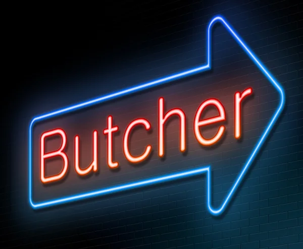 Butcher concept. — Stock Photo, Image
