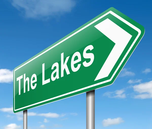 Lakes concept. — Stock Photo, Image