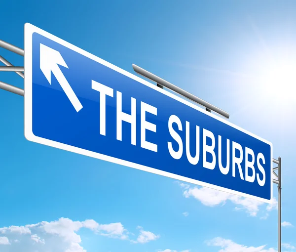 Suburbia concept. — Stock Photo, Image